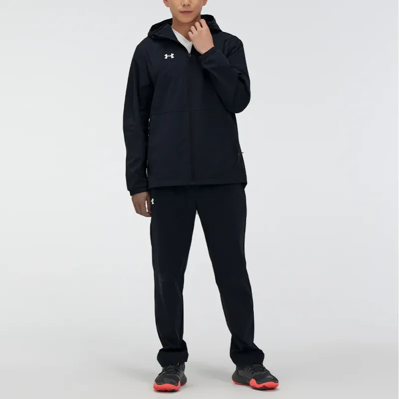 Under Armour Waterproof And Windproof Windbreaker Jacket Men's Black Shopping Bag Included-3