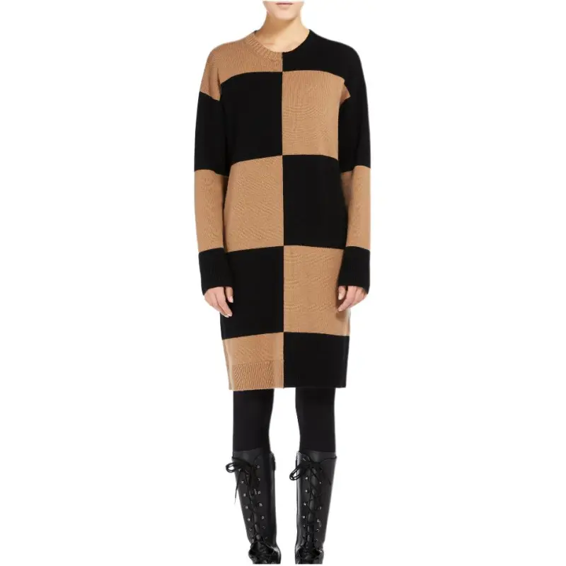 MaxMara Long Sleeved Dress Women's Camel-1