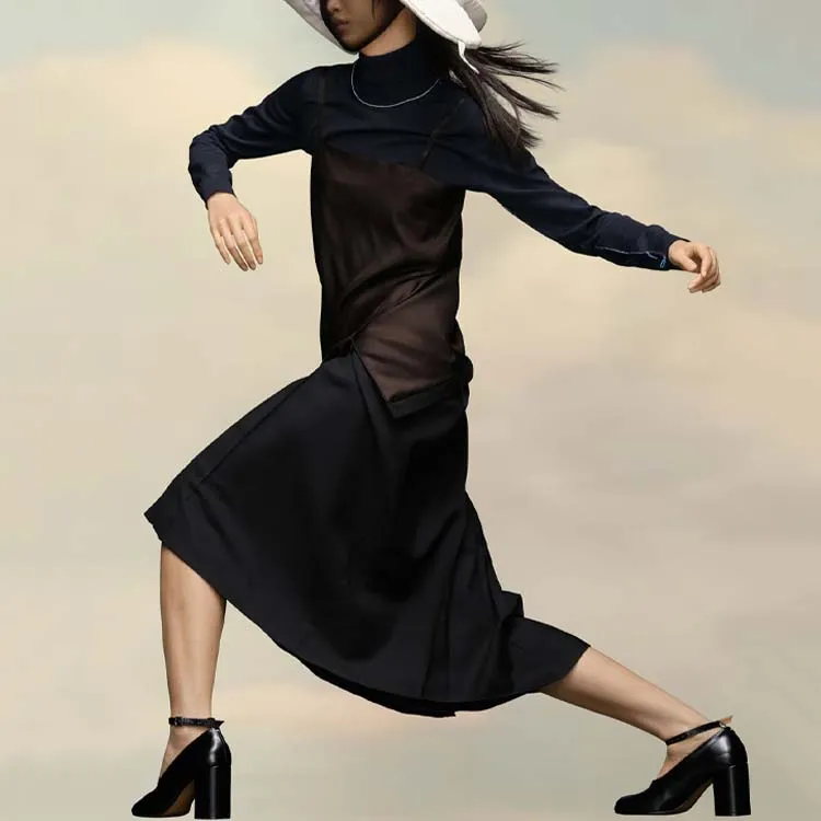 Maison Margiela Reworked Wool Midi Dress-3