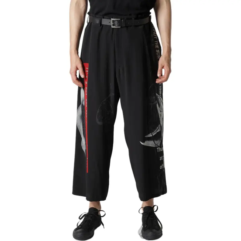 Yohji Yamamoto Pour Homme SS25 Casual Pants Men's Black-6