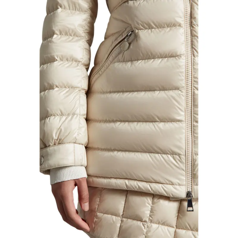 Moncler Down Jacket Women's Beige-4