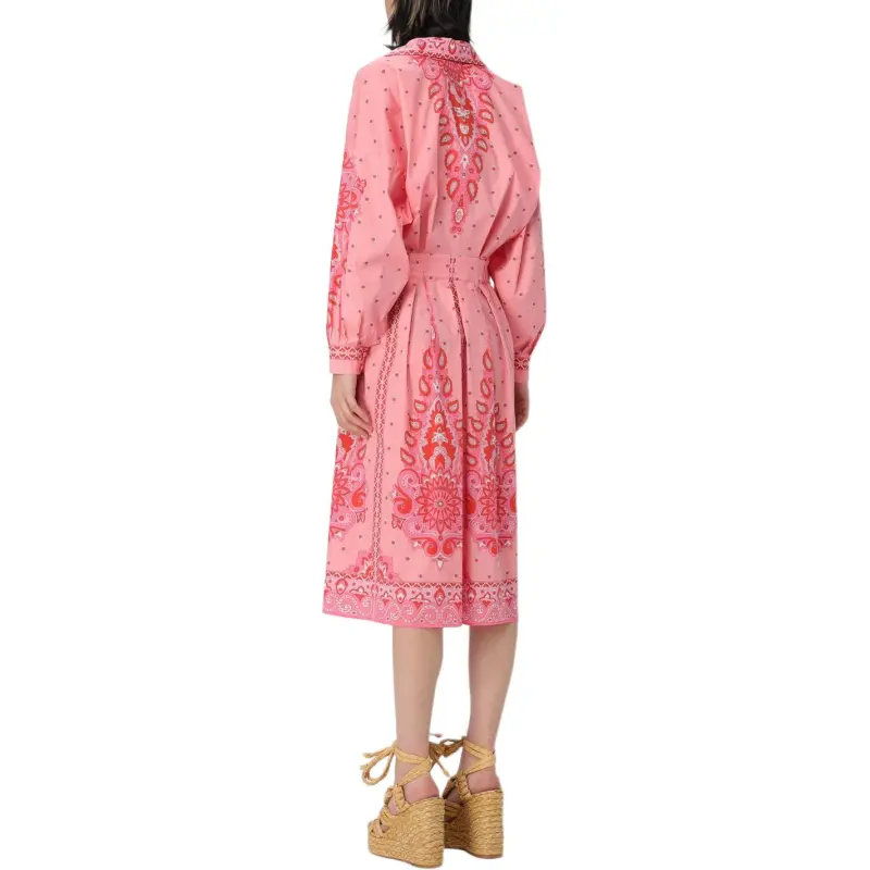 ETRO Paisley Printed Pleated Shirt Dress-1