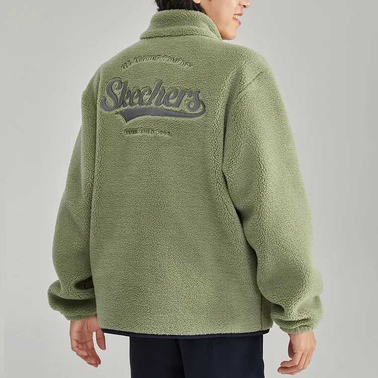 Skechers Velvet Jackets Unisex Chromium Green/01MX-3