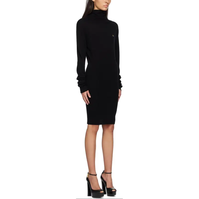 Vivienne Westwood Long Sleeved Dresses Women's Black-4