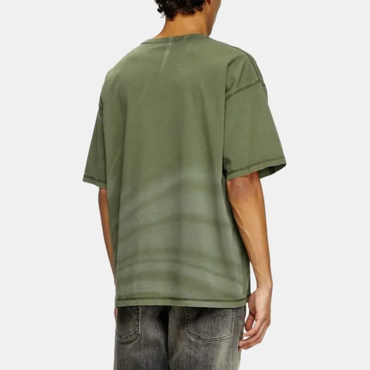 DIESEL T Adjust R13 Laser Faded Logo T Shirt-2