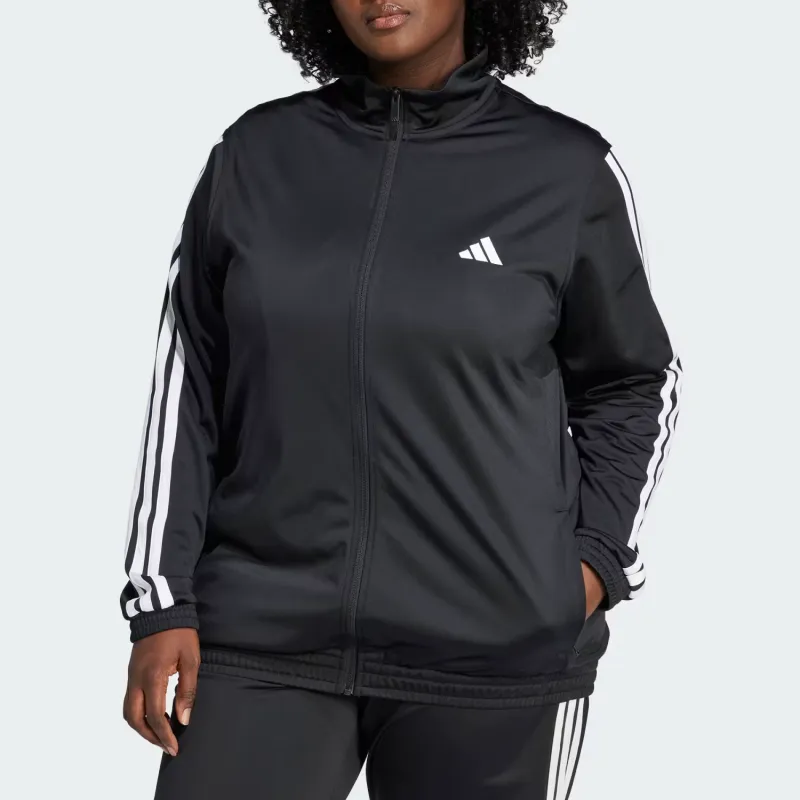 Adidas Free Shipping With AdiClub Tricot 3 Stripes Track Jacket Plus Size-1