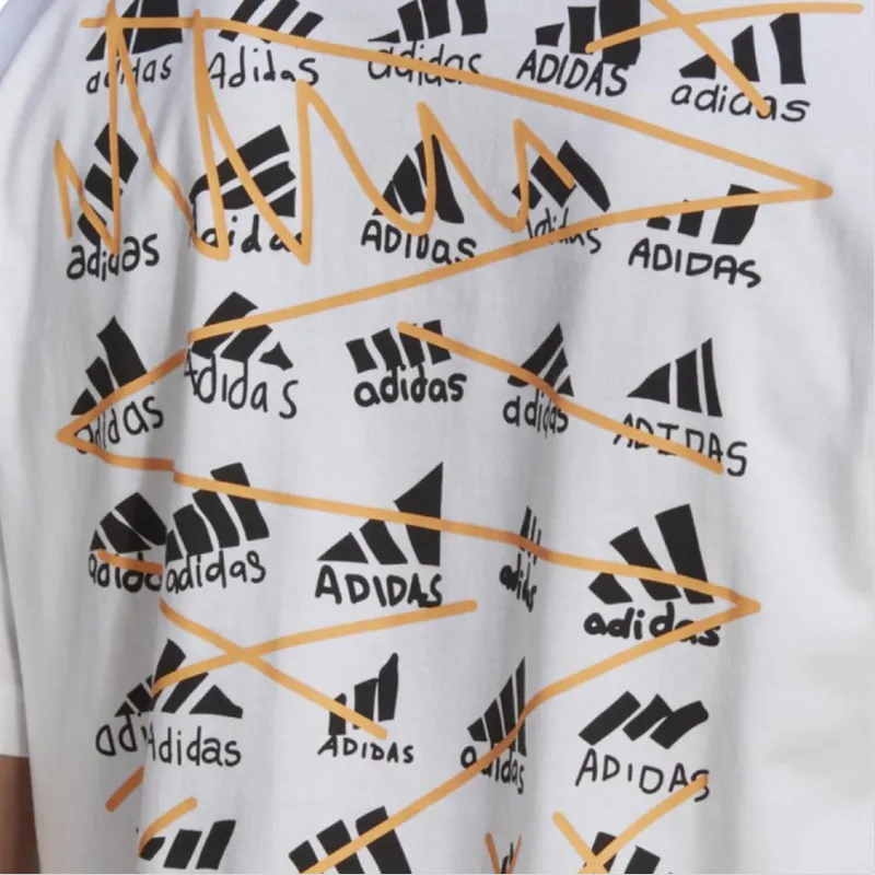Adidas T-Shirts Men White-4