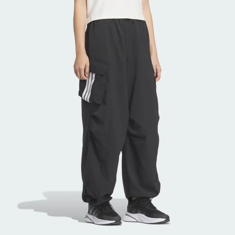Adidas Climacool WOVEN TRACKSUIT BOTTOMS Cargo Pants Women's Black-2