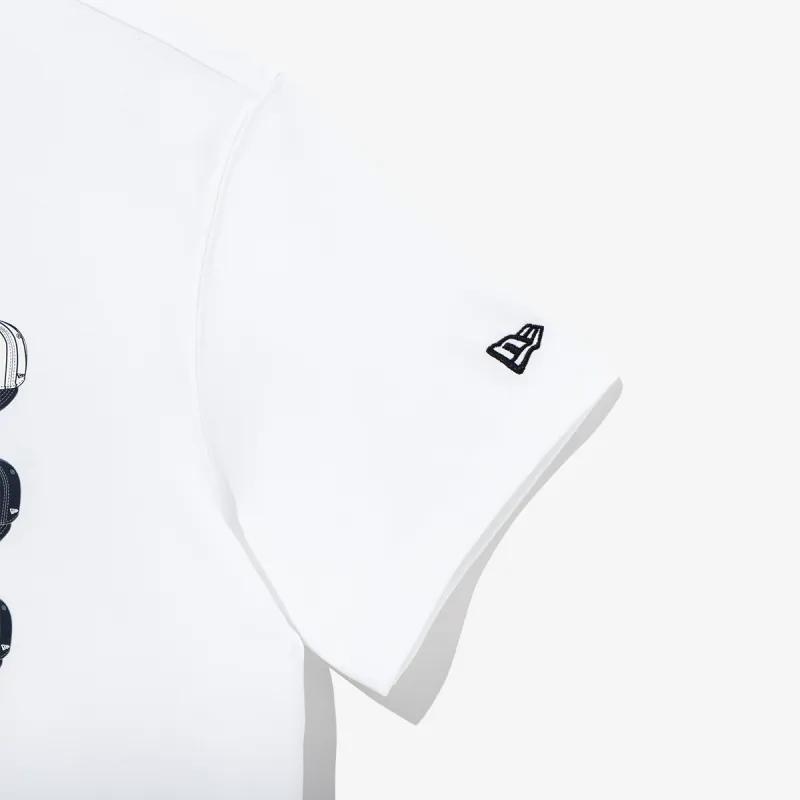 New Era SS22 T Shirt Unisex White-3