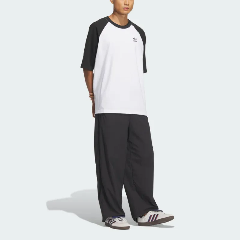 Adidas Originals ADICOLOR RAGLAN T SHIRT T Shirt Men's Black/White-1