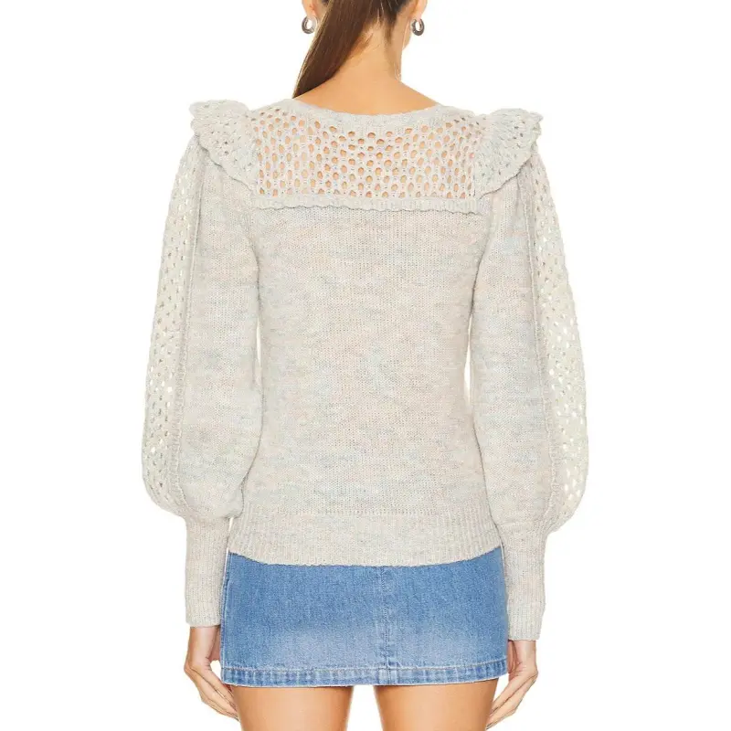 LOVESHACKFANCY Sweater Women's Gray-1