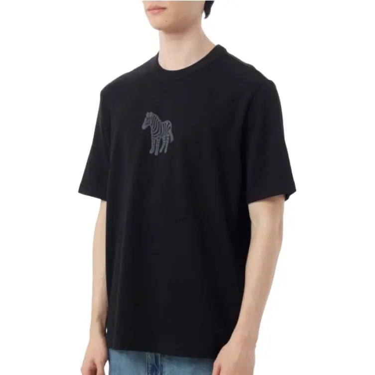 Ps Paul Smith Zebra Printed Crewneck T Shirt-3