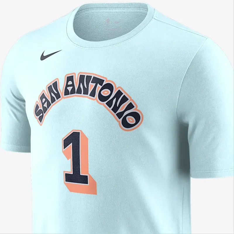 Nike Victor Wembanyama San Antonio Spurs Essential City Edition Men's Nike Nba T-Shirt-2