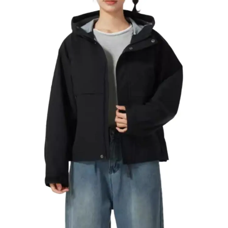 Skechers Jackets Coats Women's Carbon Black-2