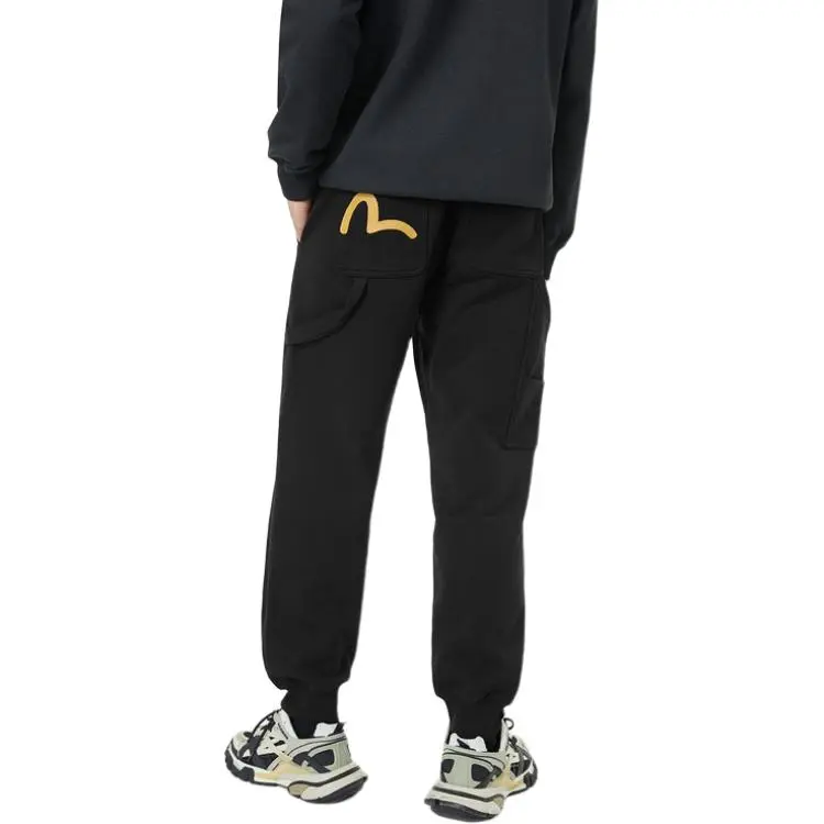 EVISU Casual Pants Men Black-3