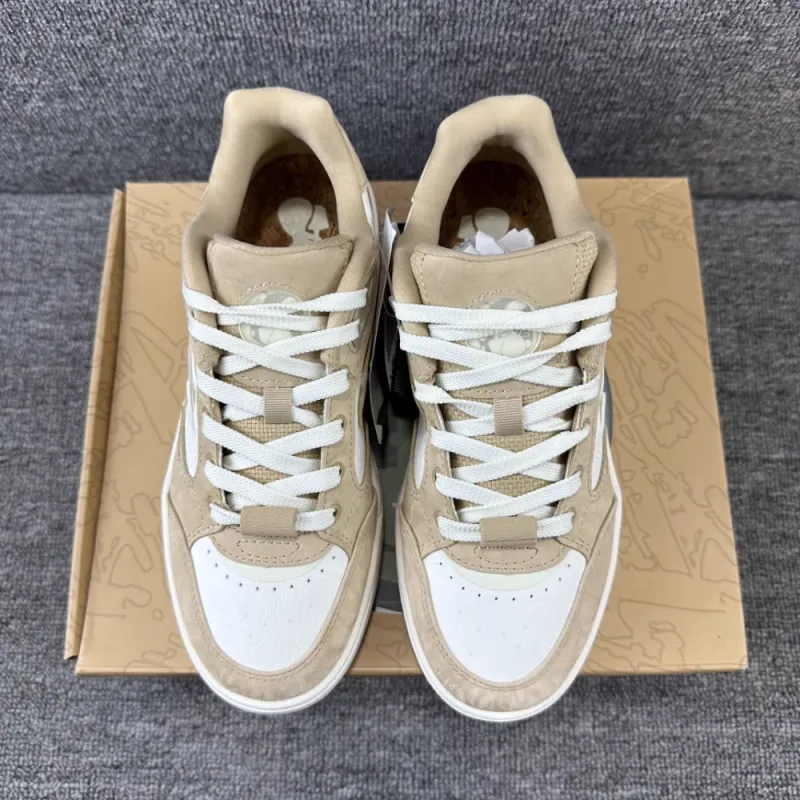Anta 982 Wear-resistant And Lightweight Low-Top Skateboard Shoes Women's Brown White-3
