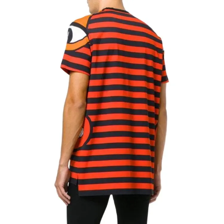 Givenchy T-Shirts Men Cherry Red Multicolor-3