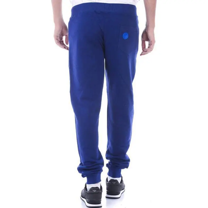 VERSACE COLLECTION Knitted Sweatpants Men's Blue-1