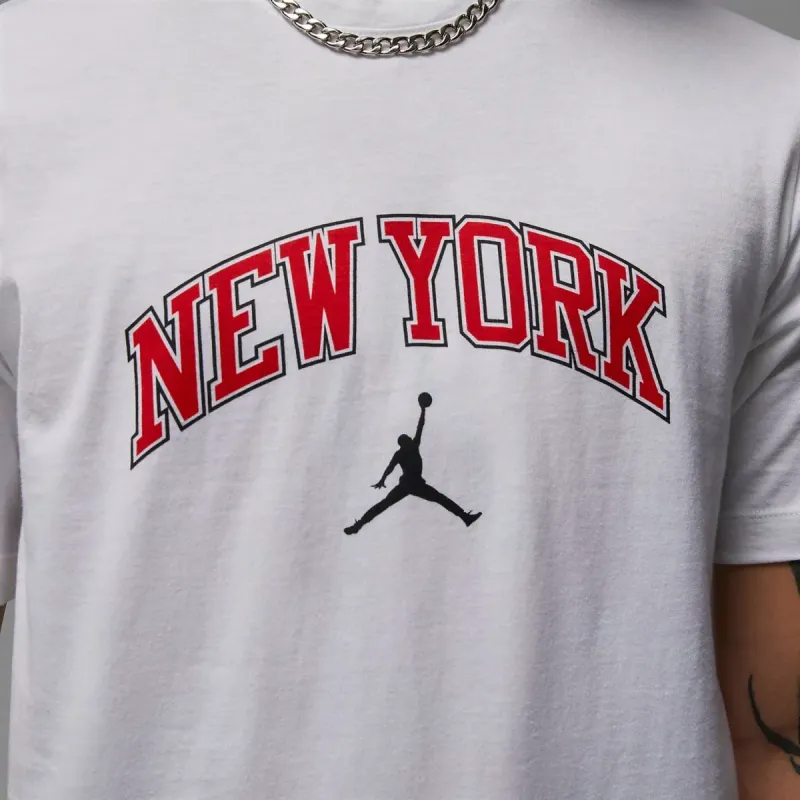Jordan Air JordanNew York T Shirt Men's White-4