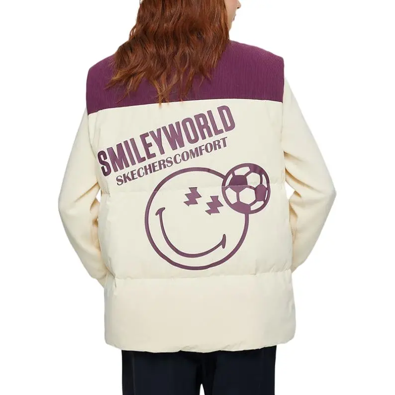 Skechers x SMILEYWORLD Vest Unisex Purple Brown-3