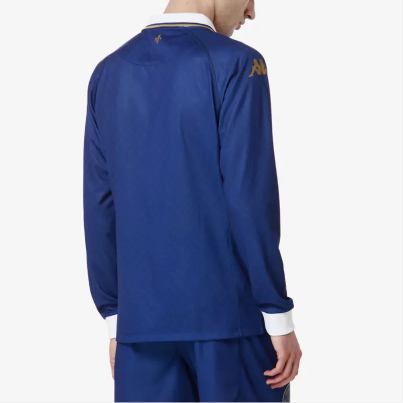 Kappa Soccer Jerseys Men's Blue White Gold-4
