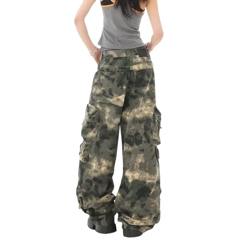 NHZN Jeans Women's Camouflage-5