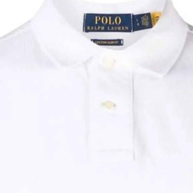 Polo Ralph Lauren Polo Shirts Men White-4