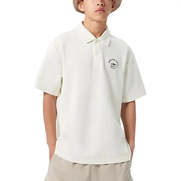 New Balance Polo Shirt Unisex Beige-2