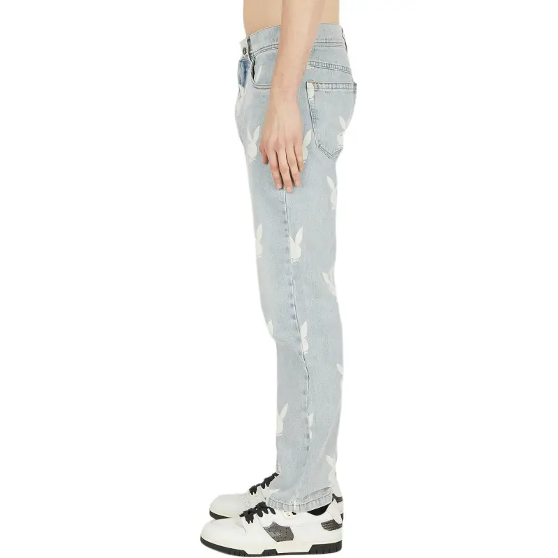 PLEASURES X Playboy Scatter Denim Pants-3