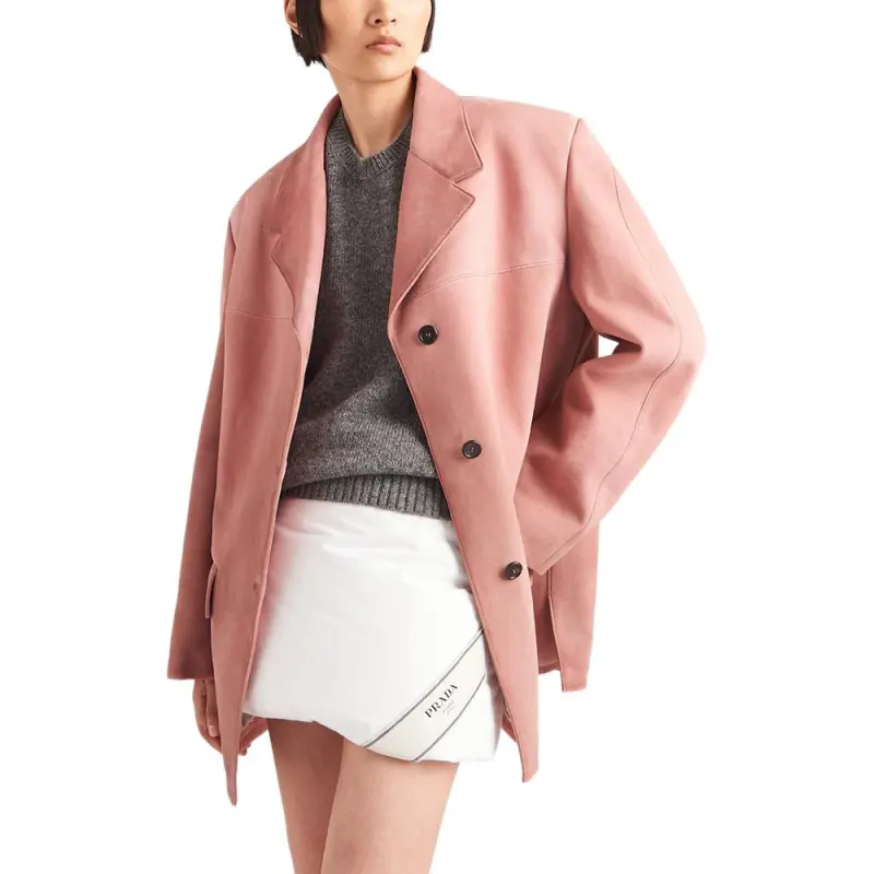 PRADA Long Sleeved Button Up Coat-4