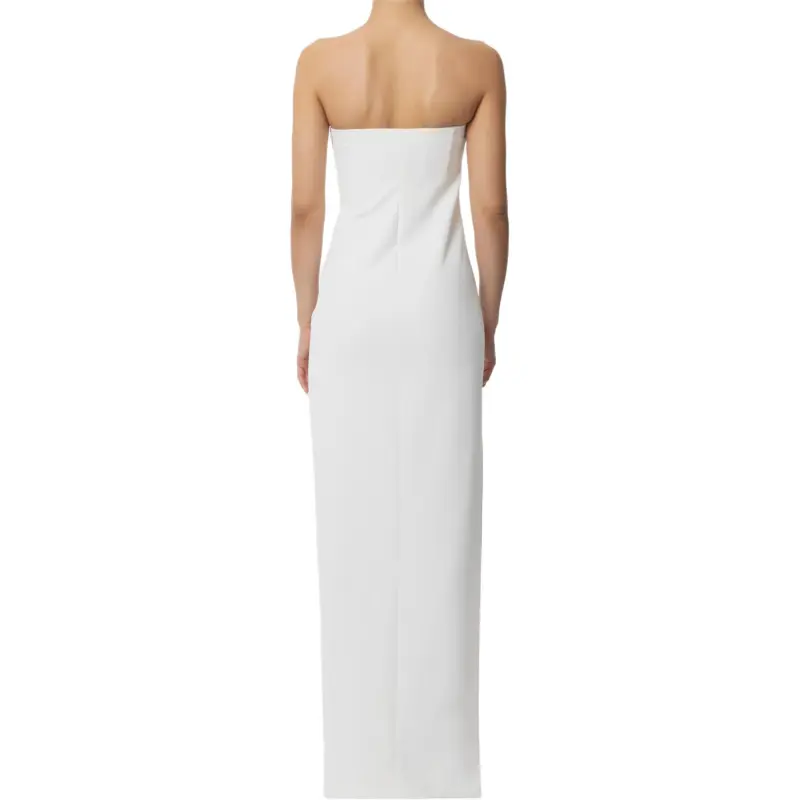 Elisabetta Franchi Evening Dress Women's Ivory White-1