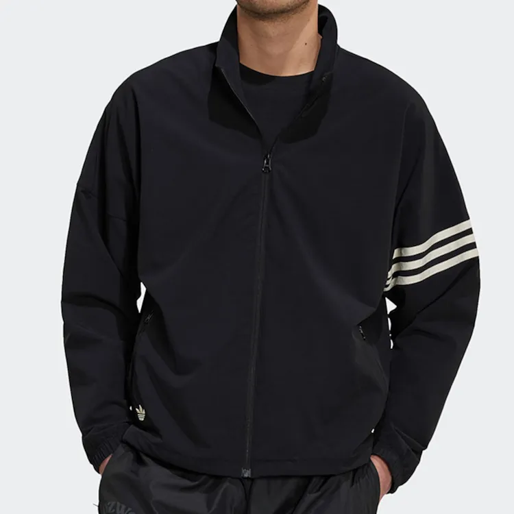 Adidas Originals Clover Series Jackets Coats Men's Black-2