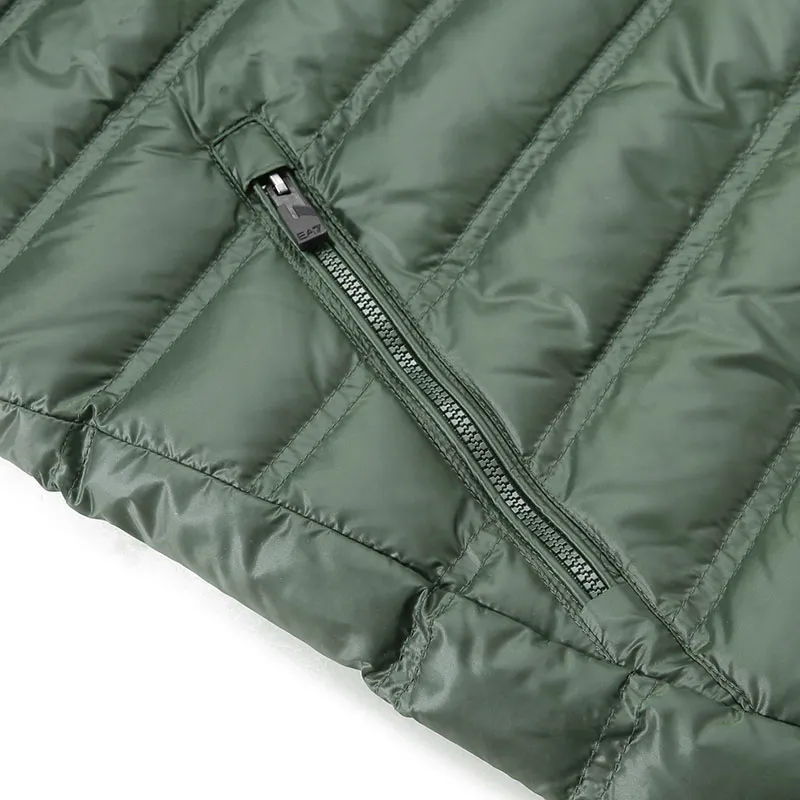 EMPORIO ARMANI EA7 SS24 Down Jacket Men's Army Green-7