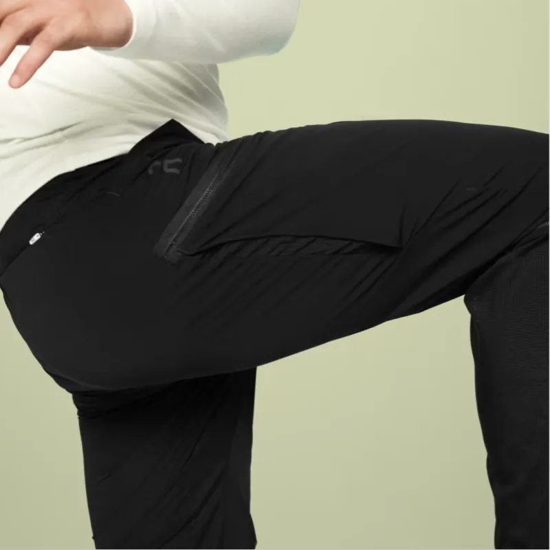 On Trek Pants Athletic Trousers Men's Black-4