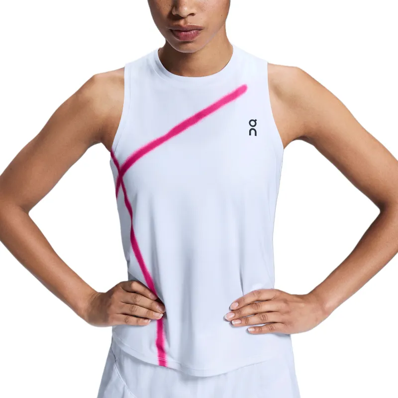 On CourtTank Tennis Tops Women's White-3