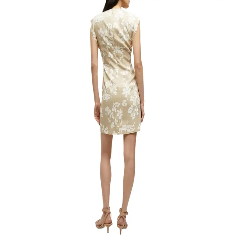 VERONICA BEARD FW24 Sleeveless Dress Women's Light Beige-3