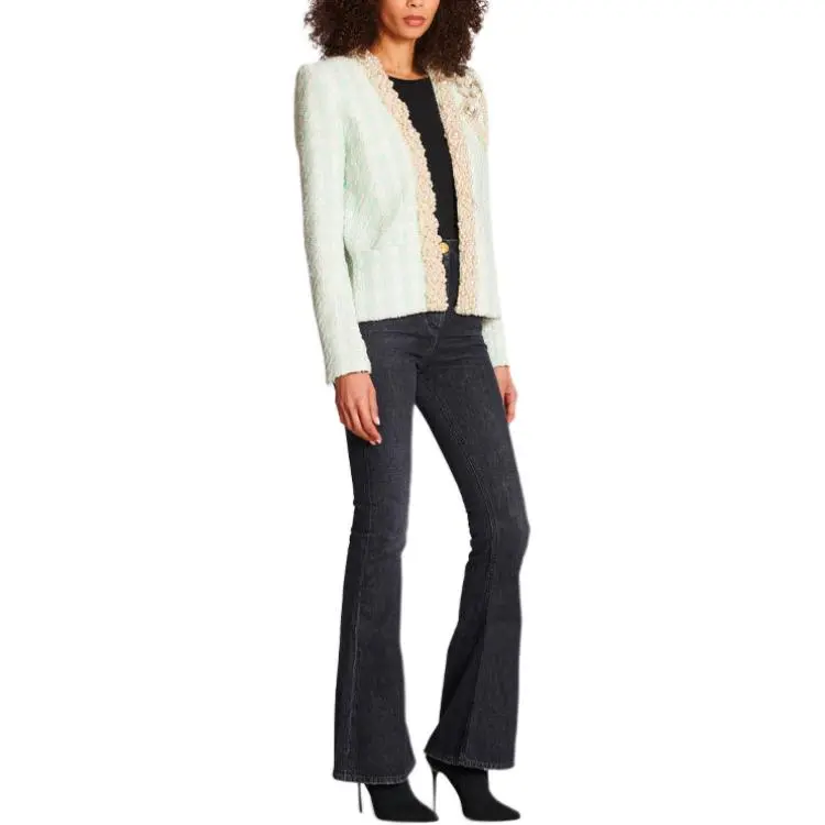 BALMAIN Jackets Women's Green-3