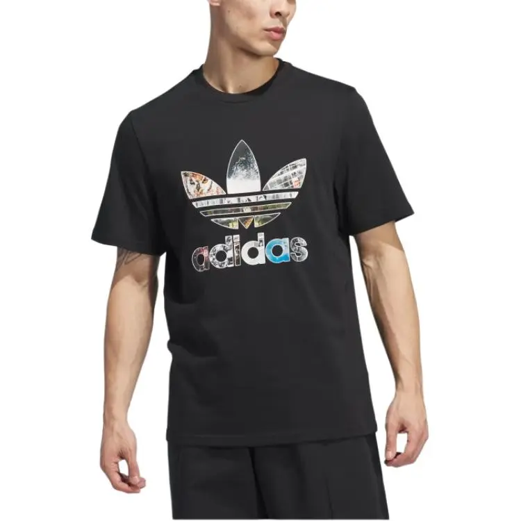 Adidas Dill Trefoil Photo T Shirt-3