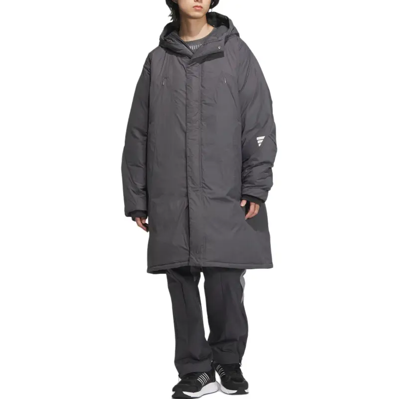Adidas FUSTL P DJK LON Down Jacket Men's Dark Gray-1