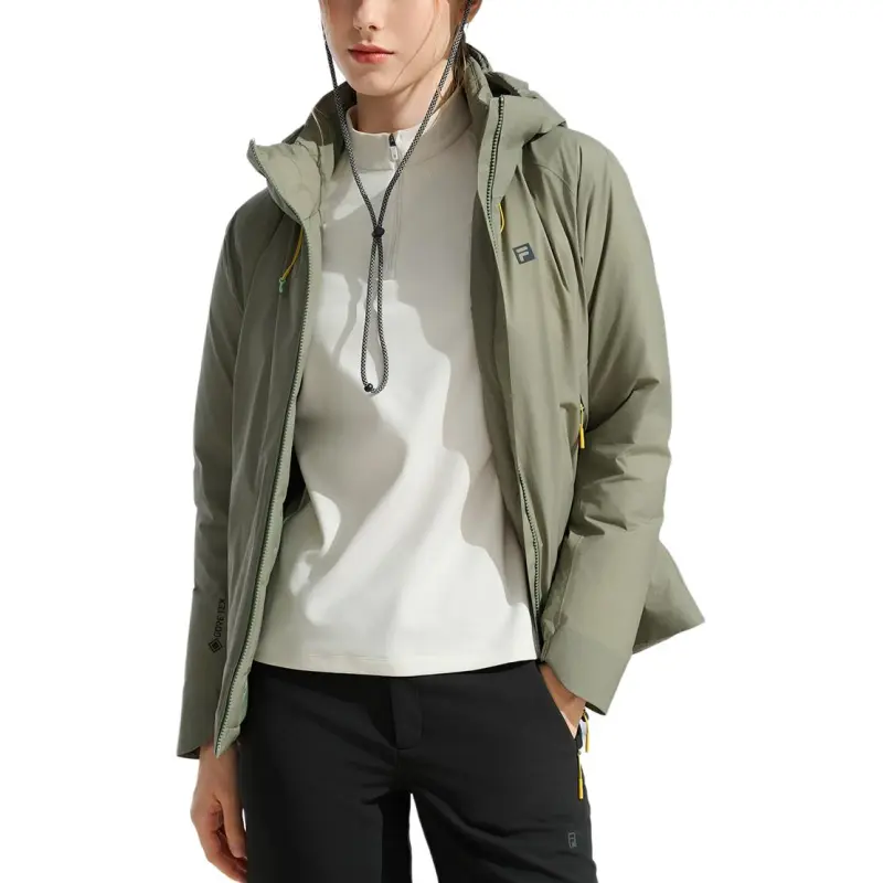 FILA AthleticsEXPLORER Down Jacket Women's Cloud Pine Green-3