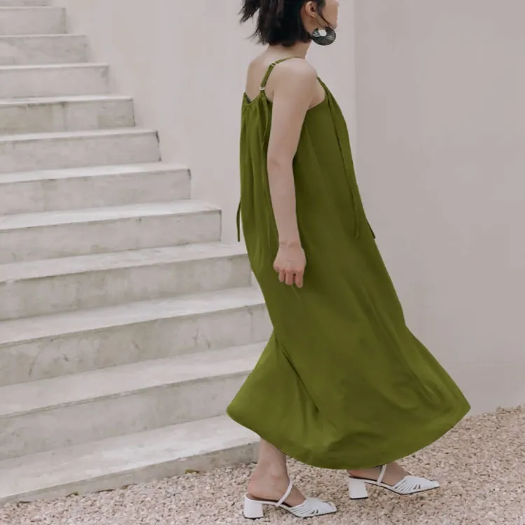 Migu Slip Dresses Women's Mint Foam, Green-2
