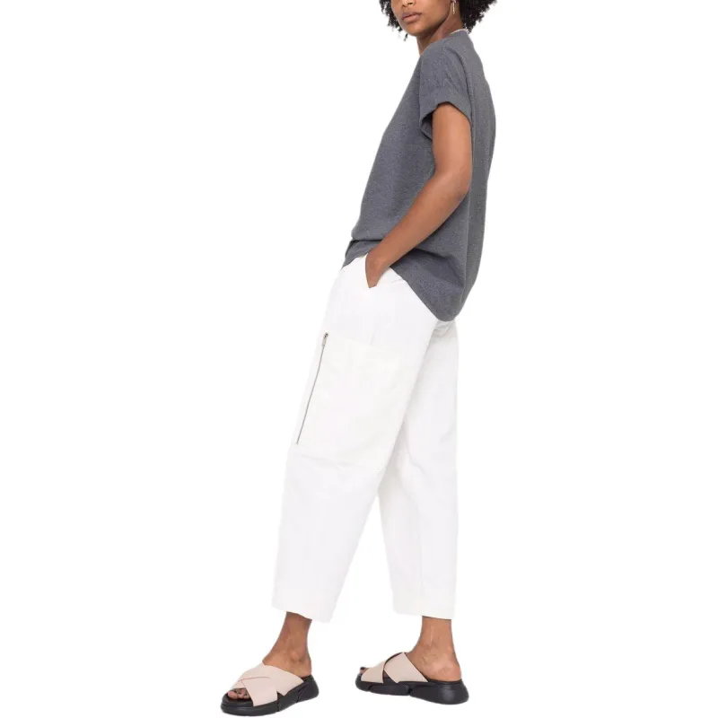 Brunello Cucinelli Embellished V Neck T Shirt-3