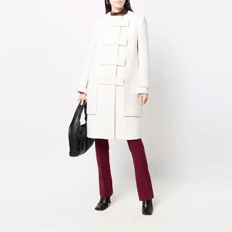 Burberry Coat 'Ivory/Blush'-1