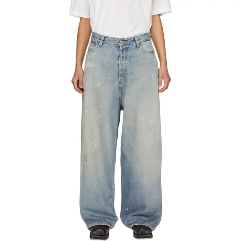 Acne Studios Super Baggy Fit Jeans Blue-1