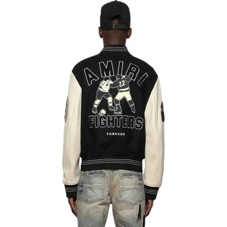 AMIRI Hockey Varsity Jacket-3