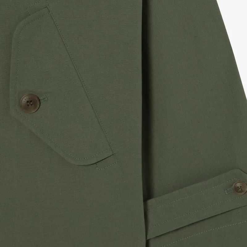 LACOSTE Trench Coat Women's Green-4