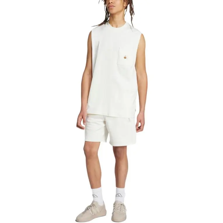 Adidas SS25 Tank Top Men's Jade White-2
