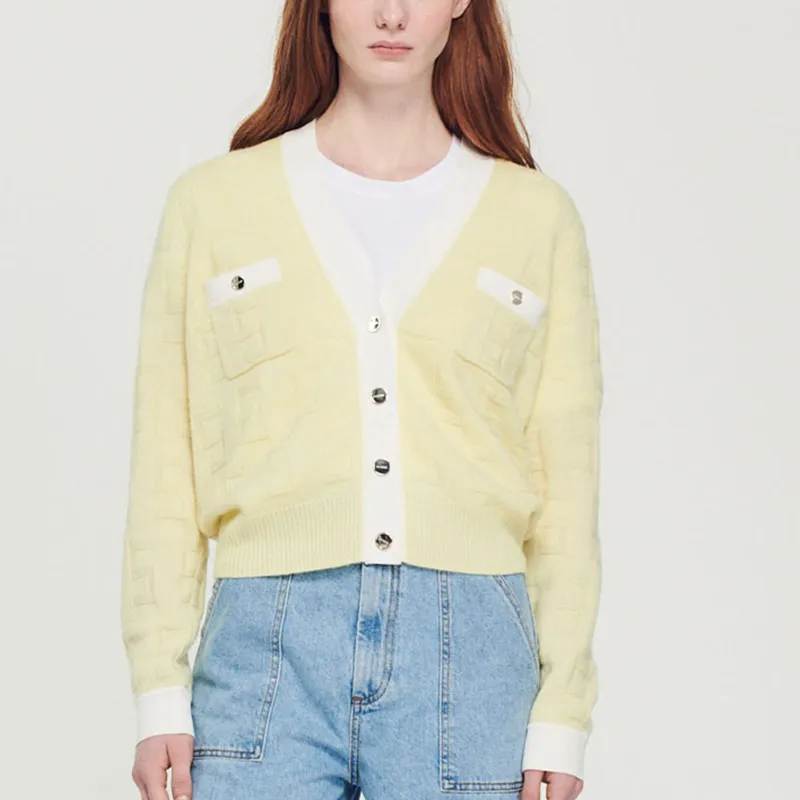 Sandro Knitwear Women's Yellow-3
