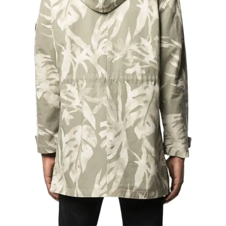 SAINT LAURENT Parka Coats Men's Green-4