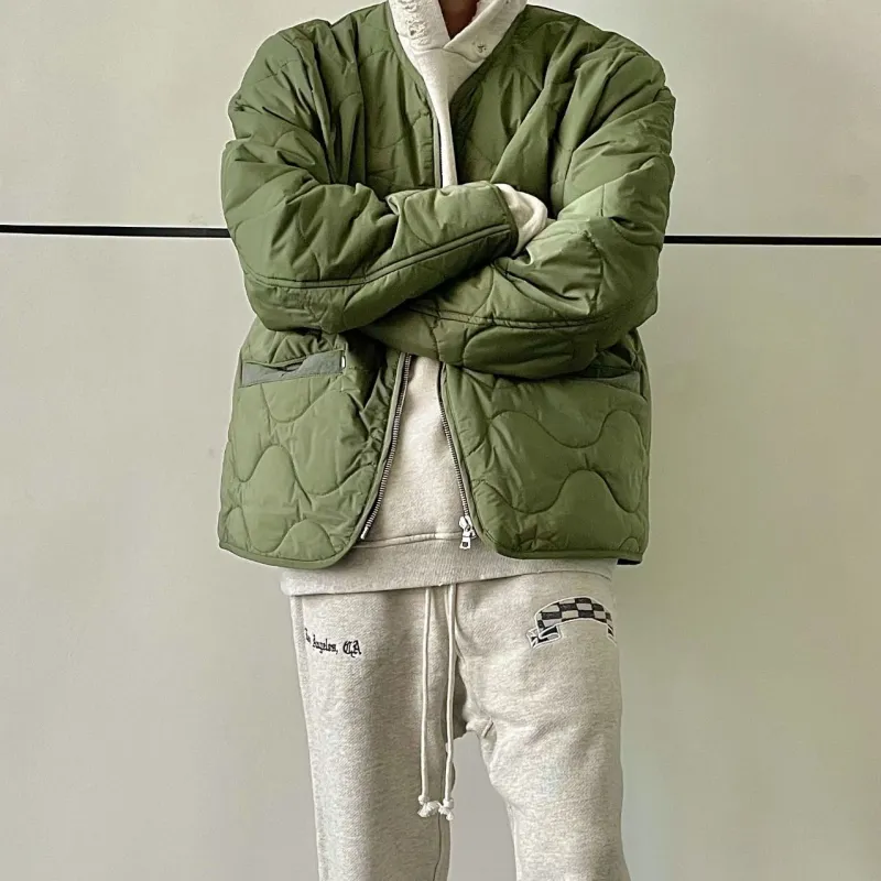 Askyurself Jackets Coats Unisex Green-2